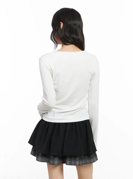 elegant-ribbon-long-sleeve-blouse-cd531