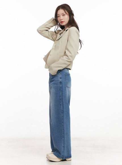 Lili Washed Wide-Leg Jeans CM512