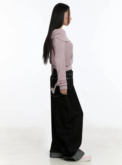 kacey-plaid-stitched-back-pocket-baggy-jeans-im513