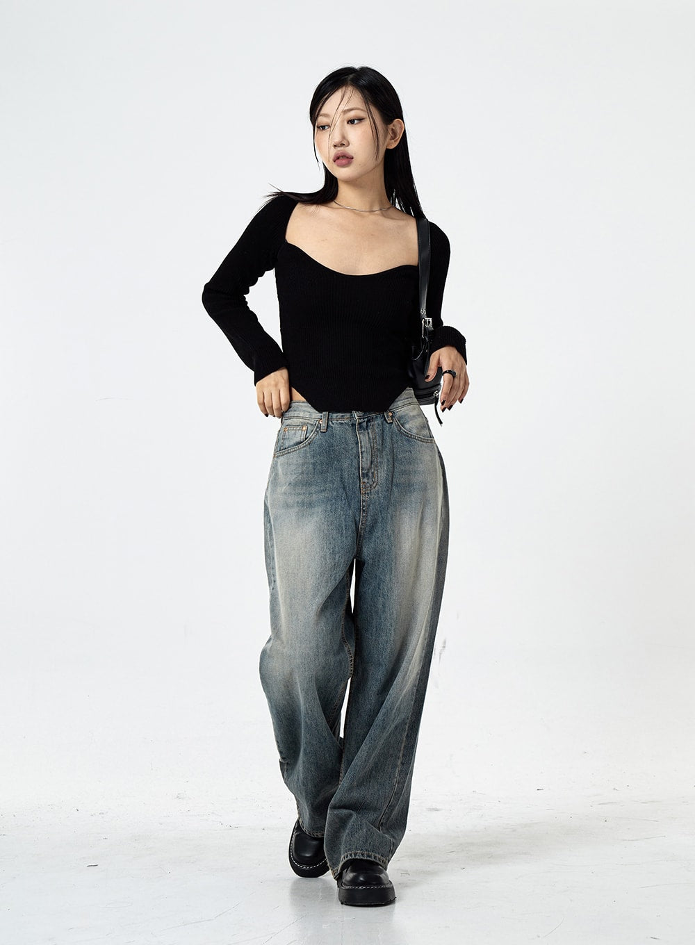 【BAON】Keynes Washing Denim Wide Pants BAON】Keynes Washing Denim Wide Pants 002_114e69e5-b8a6-41c4
