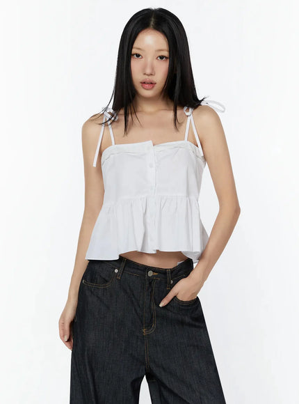 lace-trim-ruffle-blouse-iy526