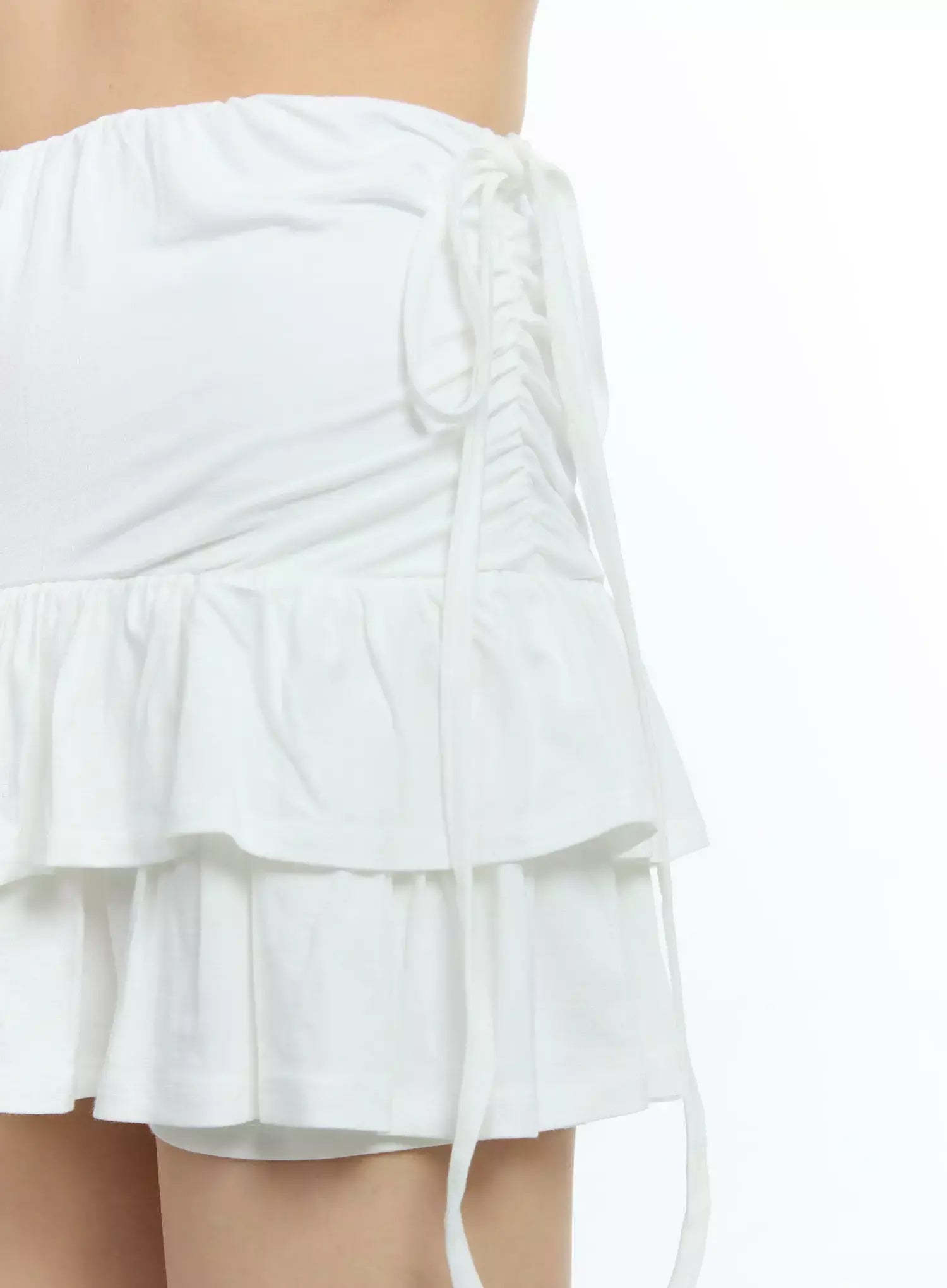 ruffle-shirred-ribbon-mini-skirt-iu524