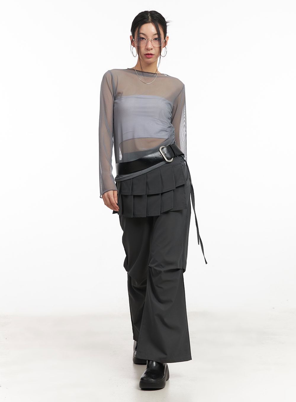 pintuck-pleated-bootcut-skirt-pants-cm503