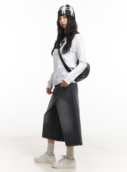 Maxi Wide-Leg Jorts CA504
