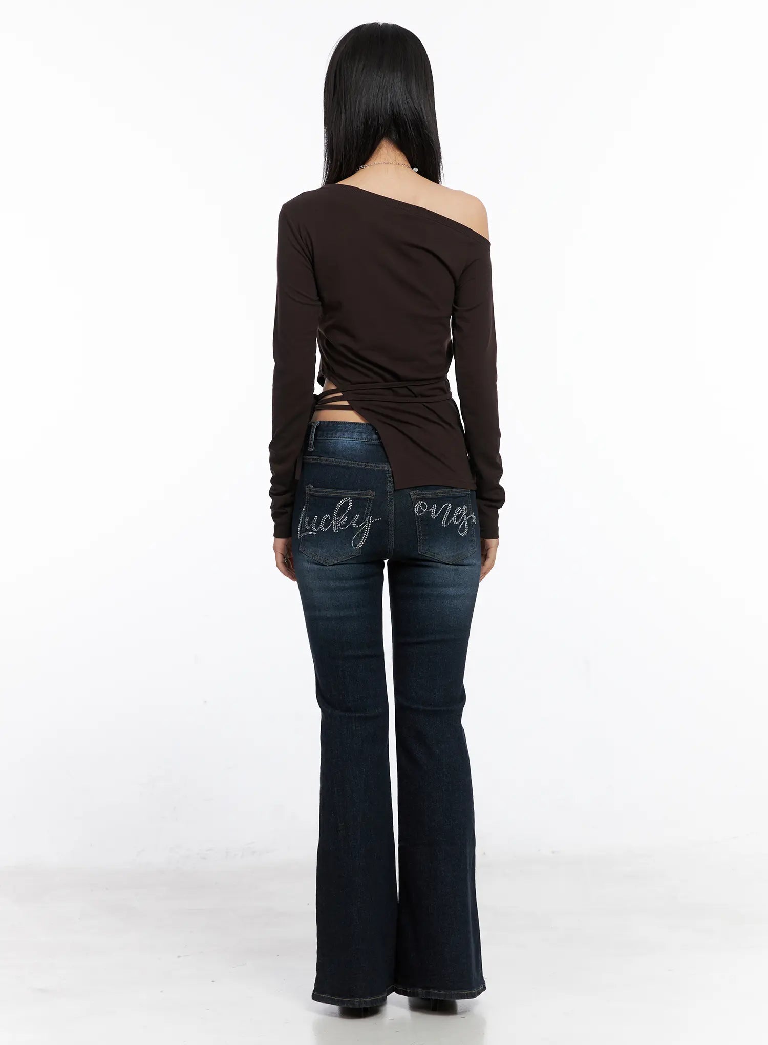 adele-lettering-flare-jeans-co507