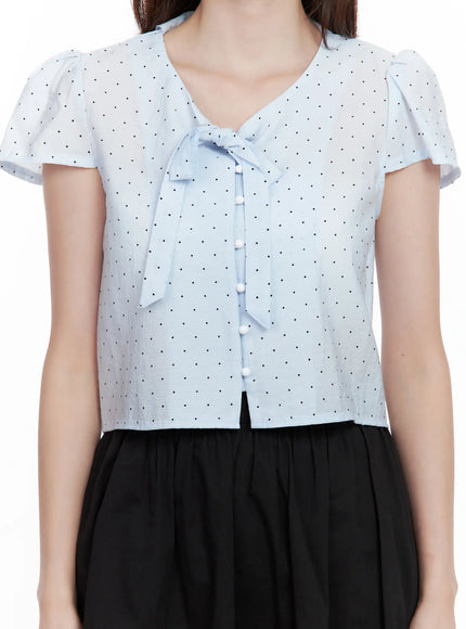 polka-dot-button-up-blouse