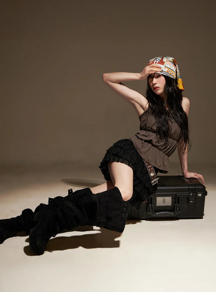 tiered-ruffle-mini-skirt-cf523