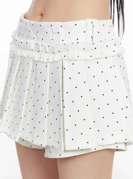 polka-dot-pleated-mini-skirt-cm518