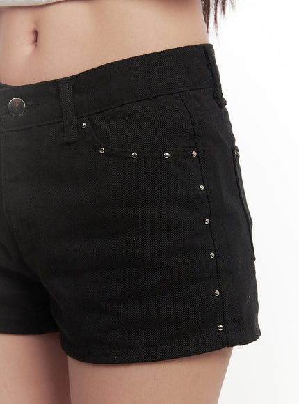 Urban Studded Cotton Shorts CF526