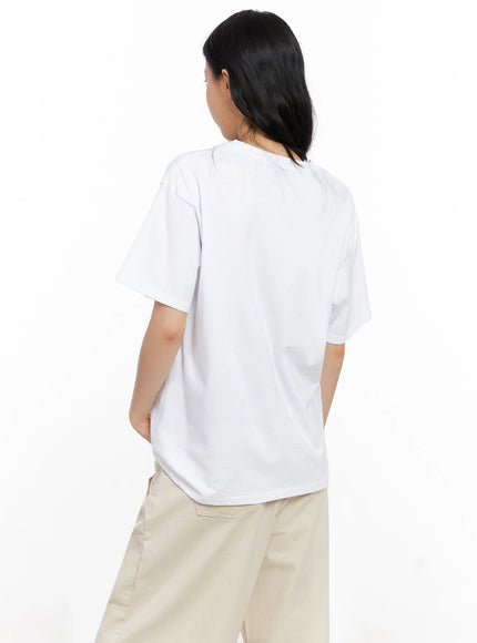 05 Graphic Print Short-Sleeve Tee IG508