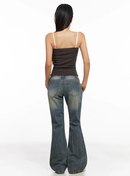 ribbed-lace-trim-camisole-ig528