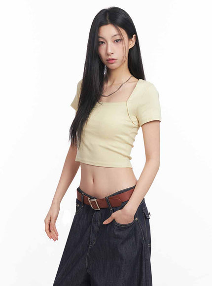 slim-fit-bolero-tee-iy516