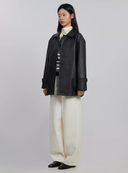 matte-faux-leather-half-jacket-id504