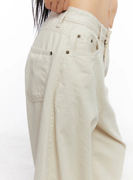 angel-back-embroidered-wide-leg-beige-cotton-pants-cs511