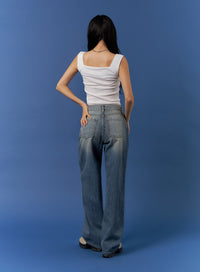 solid-straight-leg-jeans-cj425