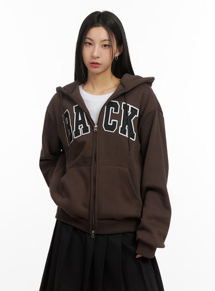 Cozy Embroidered Hooded Jacket ID431