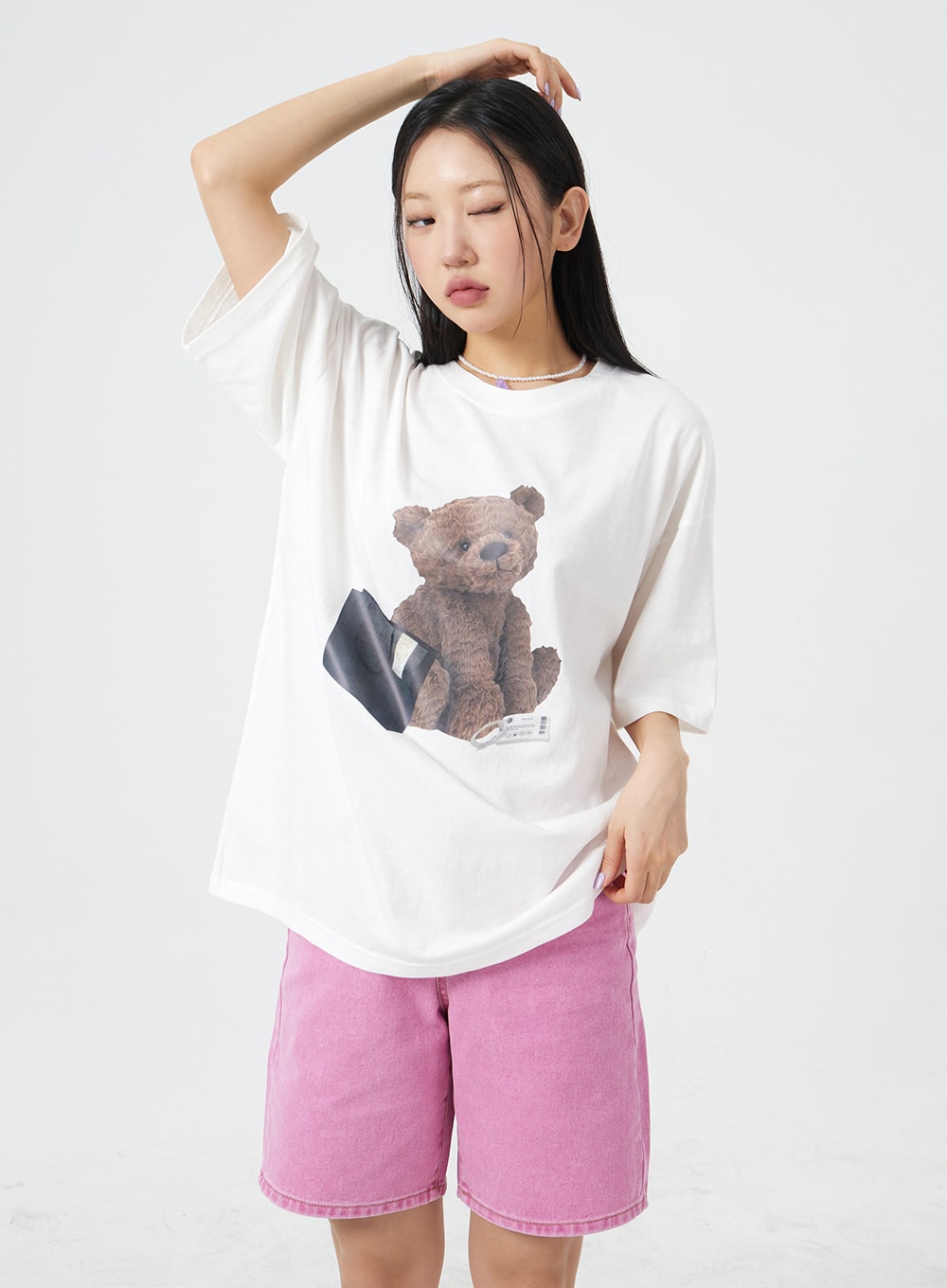 Graphic Loose Fit Short Sleeve Tee BM304