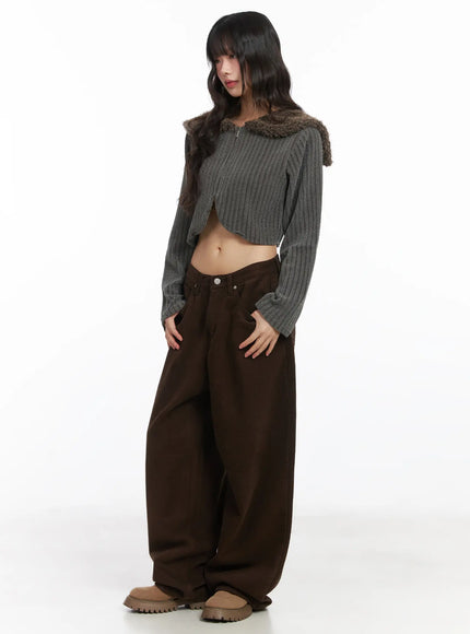 faux-fur-cropped-cardigan-cd531