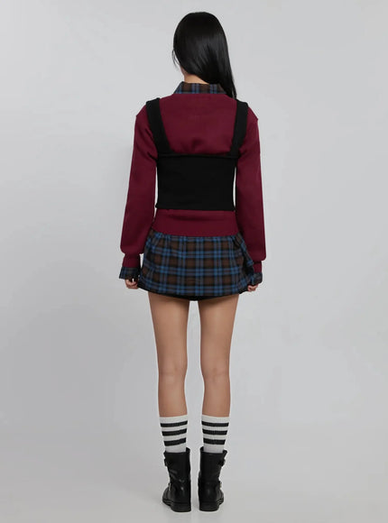 ribbon-detail-layered-sleeveless-top-id504