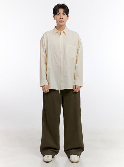 Men's Classic Wide-Fit Slacks Pants IF528