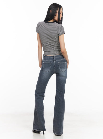 striped-buttoned-v-neck-crop-tee-cy528