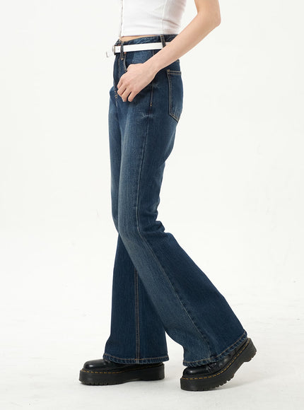 Dark Wash Bootcut Jeans CA328