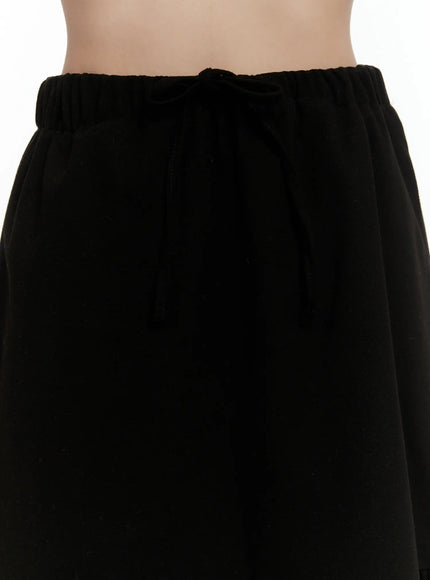 Ruffle Trim Midi Skirt CN506