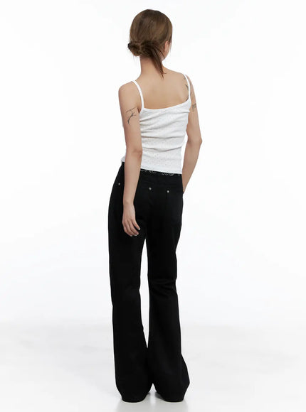 rhinestone-studded-flare-pants-cl511