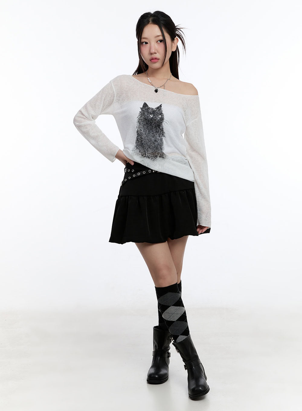 ribbon-mini-skirt-iu504