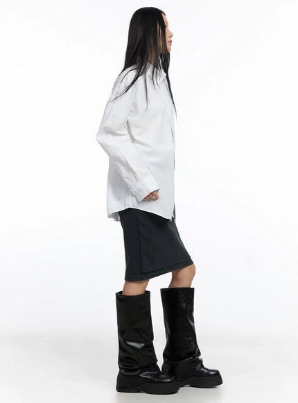 Relaxed-Fit Button Down Shirt CO517