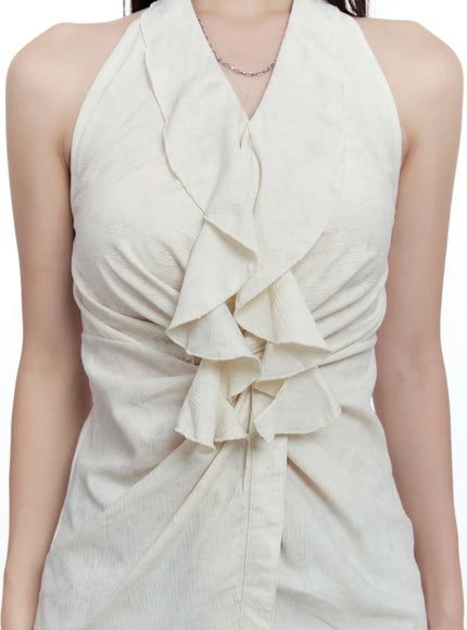ruffle-halter-sleeveless-blouse-cu526