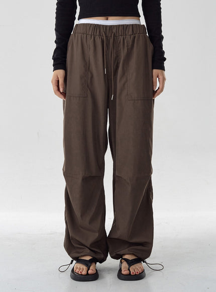 String Wide Pants Unisex CG11