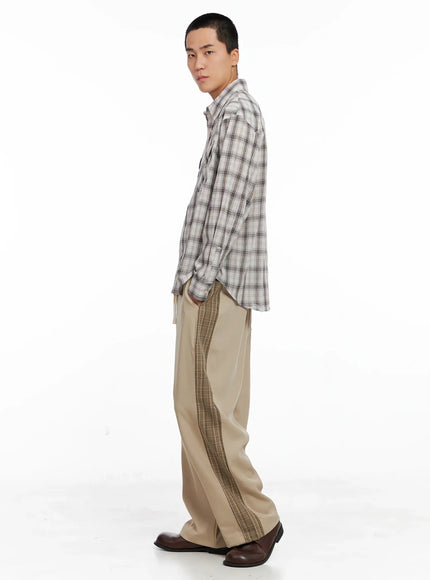 Men's Plaid Shirt IG529