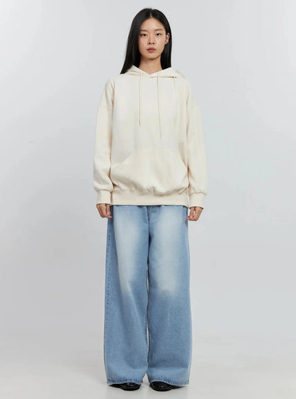 Ramos Washed Wide-Leg Jeans IS516