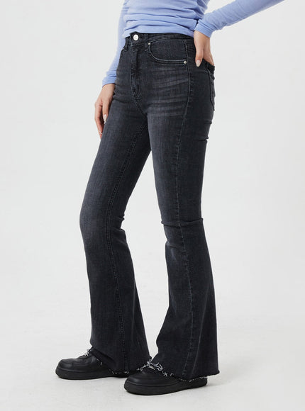 Washed Bootcut Jeans CF317