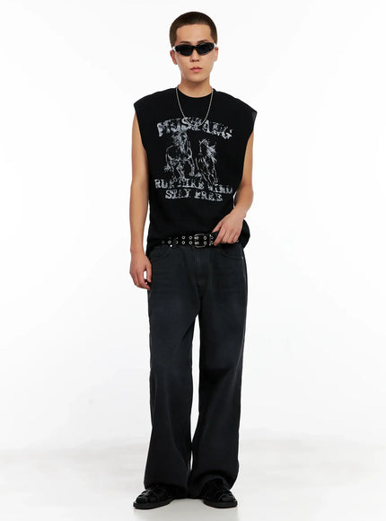 Men's Mustang Graphic Muscle Tee IG511