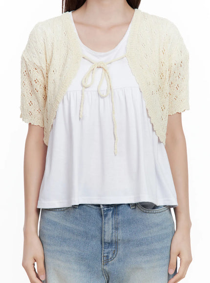 short-sleeve-knit-bolero