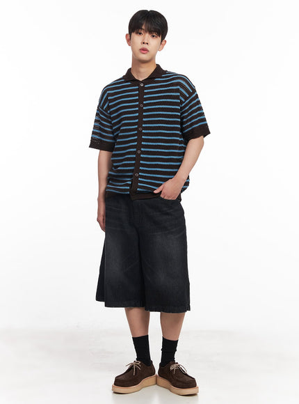 mens-buttoned-short-sleeve-sweater-iy522