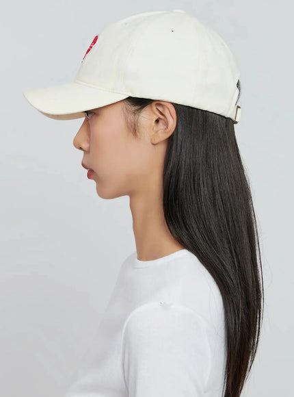 Chich Heart Embroidered Cap IN507