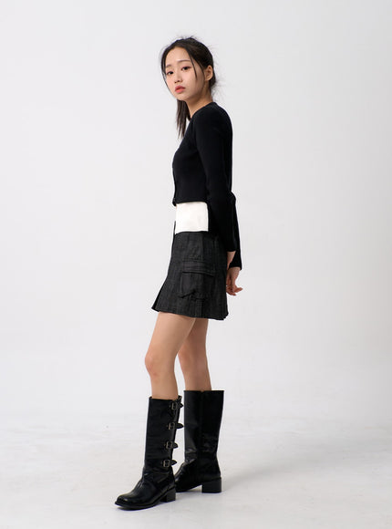 Pocket Mini Skirt BM306