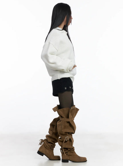 oversized-collar-knit-sweater-cj514