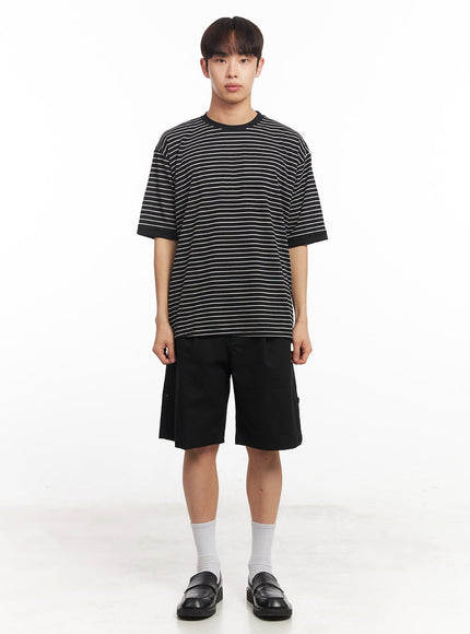mens-roll-up-cotton-shorts-black-ia518