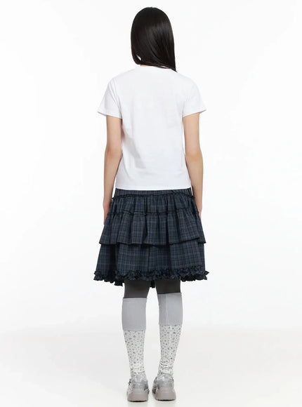 plaid-frill-tiered-midi-skirt-ia523