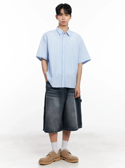 mens-striped-button-up-shirt-il504