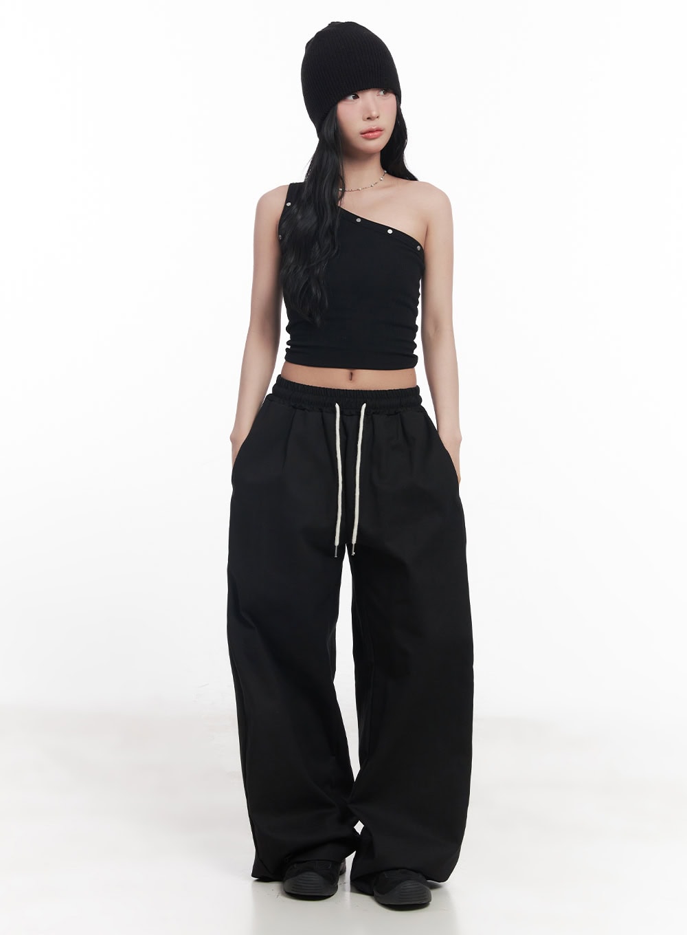 studded-one-shoulder-crop-tank-top-cy527