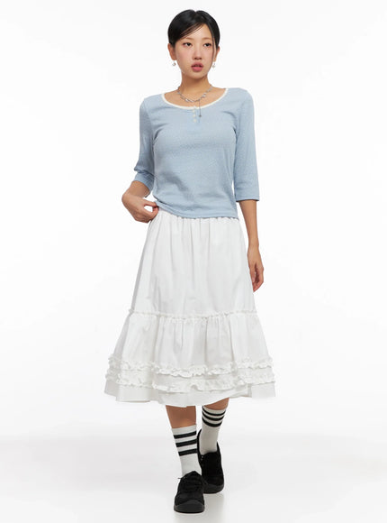 ruffle-layered-midi-skirt-ig527