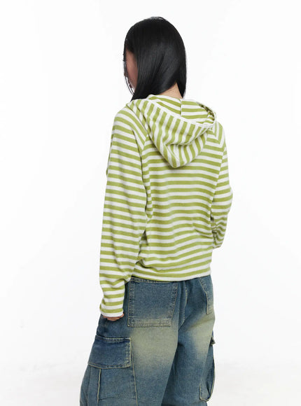 Oversized Striped Hoodie CJ515