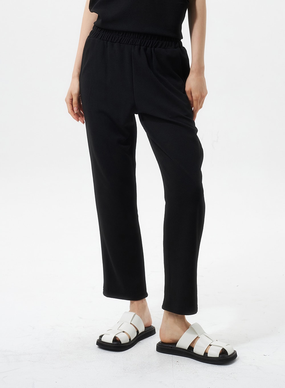 Viscose ankle pants