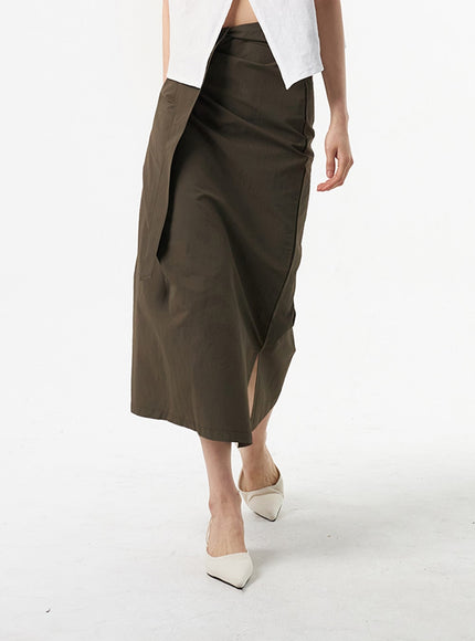 Wrapped Maxi Skirt IA325