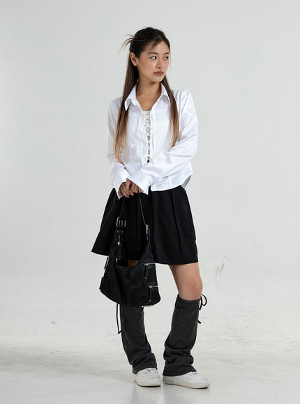 Cross String Blouse CO25